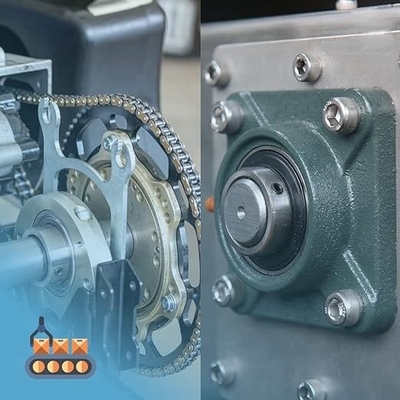 Прочный подшипник UCF208 с корпусом из чугуна HT200