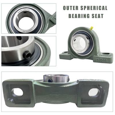 Хромная сталь GCR15 Нестандартные дюймовые подшипники UCP210-200D1 для стабильной работы