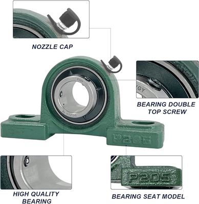 Хромная сталь GCr15 Большой корпус 2-1/2 "Блок подушки Подшипник UCP213-40 Рейтинг точности P0P6P5P4P2