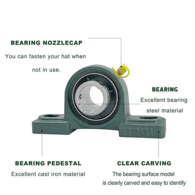 Устойчивая производительность UCP202 блок подушки с низким уровнем шума и смазкой маслом