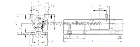 SBR30UU-1800mm CNC алюминиевый круглый линейный проводник и слайд-блок для магазинов одежды