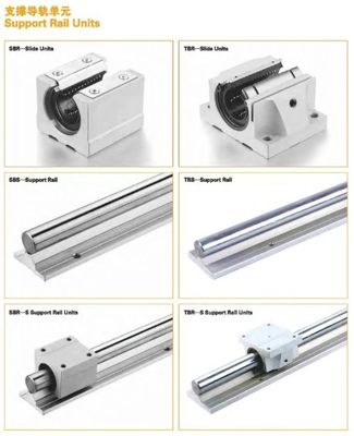 Настраиваемая длина CNC алюминиевая круглая линейная проводная рельса SBR12 с SBR30UU слайд-блоком