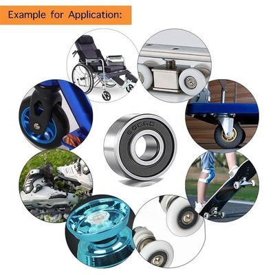 Однорядная глубокая канавная шариковая подшипница 6215-2RS1/HC5C3WT Гибридные керамические шарики 75x130x25 мм