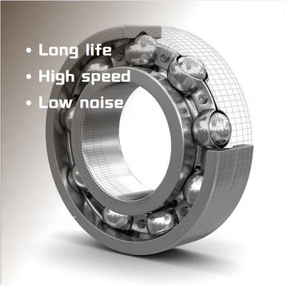 Устойчивая производительность и низкий голос 6416 глубокий канавный радиальный шаровой подшипник 80x200x48 мм