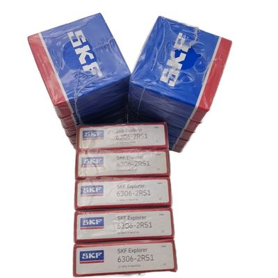 Глубокие канавные шариковые подшипники 6306-2RS1 с отличной грузоподъемностью