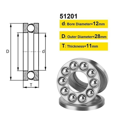 51204 51205 51206 51207 51208 51209 Подшипник шаровой тяги для обслуживания OEM