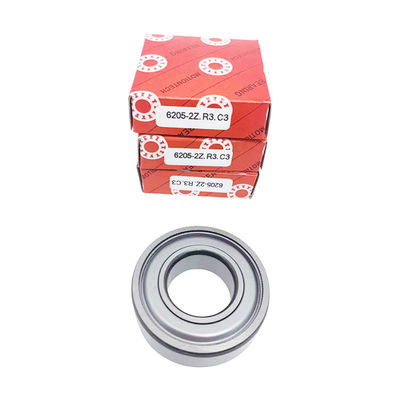 Высокая точность P5 Многотипные хромированные стальные глубоковолновые шаровые подшипники 6205-2Z/C3