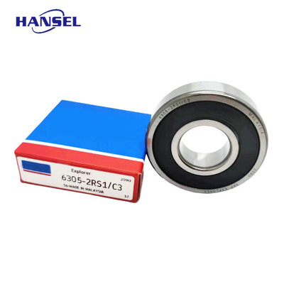 ISO9001 2008 Сертифицированные глубоковолновые шаровые подшипники 6305-2RS1/C3 для тракторных применений