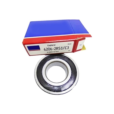 Однорядные хромные стальные подшипники SKF с глубокой канавкой 6206-2RS1/C3