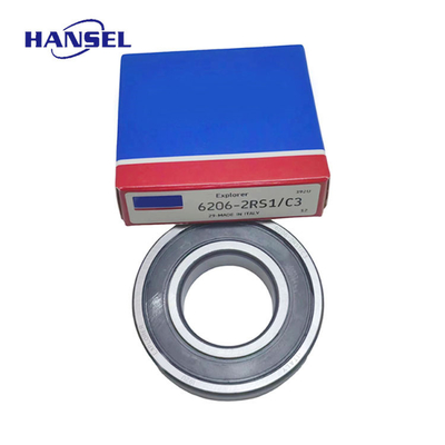 Однорядные хромные стальные подшипники SKF с глубокой канавкой 6206-2RS1/C3