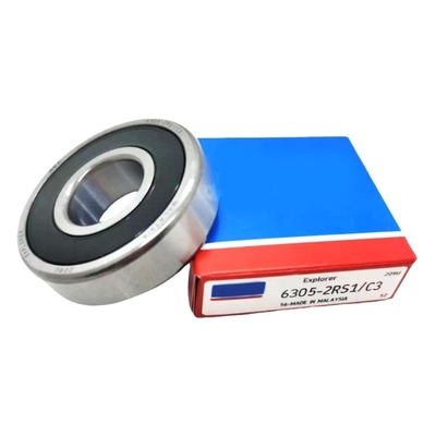 2RS Тип уплотнений Глубокие ровные шаровые подшипники 6305-2RS1/C3 с размером отверстия 0 25 мм