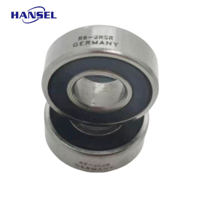 ISO9001 2008 Сертифицированные R6-2RS открытые глубоковолновые шариковые подшипники для тяжелых применений