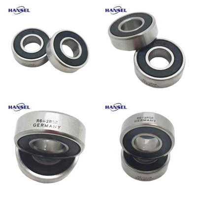 ISO9001 2008 Сертифицированные R6-2RS открытые глубоковолновые шариковые подшипники для тяжелых применений