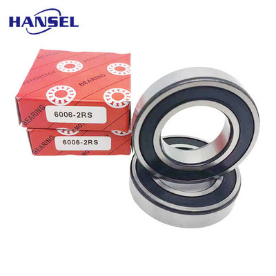 Хромовая сталь/GCr15 из нержавеющей стали с глубоким ровным шаровым подшипником 6006-2RS