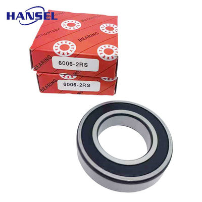 Хромовая сталь/GCr15 из нержавеющей стали с глубоким ровным шаровым подшипником 6006-2RS