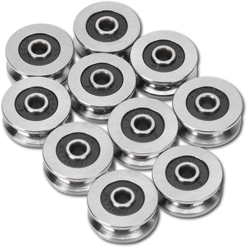 625 Пластиковые шариковые подшипники высокого трения У-образные резиновые уплотнители подшипников типа ZZ 5*16*5 мм